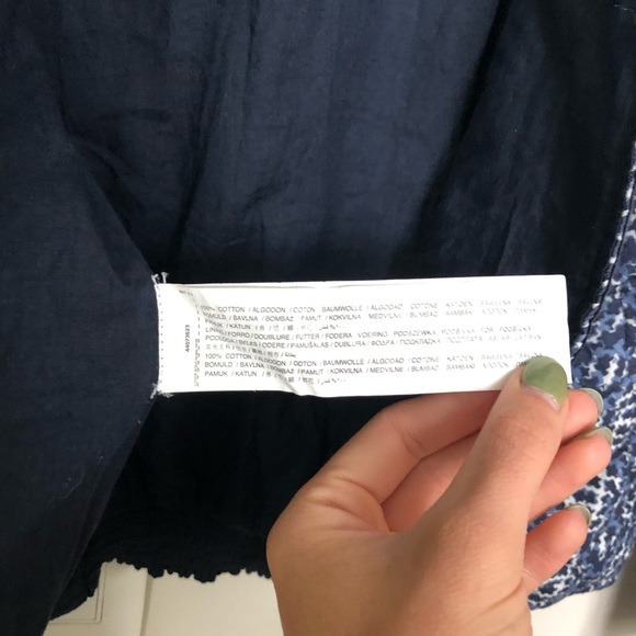 Mango MNG Suit Quilted Embellished Blue Jacket - Picture 6 of 7